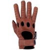 Designer Reverse Stitched Driving Gloves - Cognac Brown